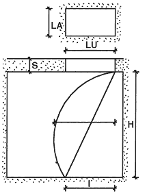 Схема чердачной лестницы BFA/M